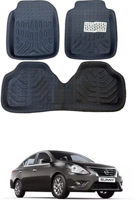 ARNEJA Polyutherine 3D Mat For  Nissan Sunny(Black)