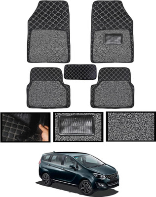 MATIES Leatherite 7D Mat For  Mahindra Marazzo(Black)