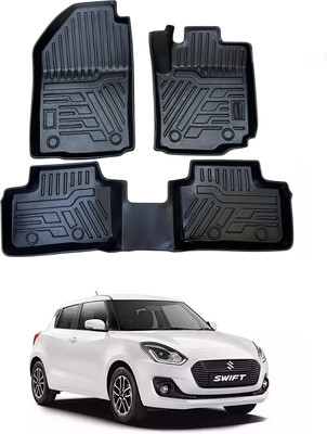 ARNEJA TPV 9D Mat For  Maruti Suzuki Swift(Black)