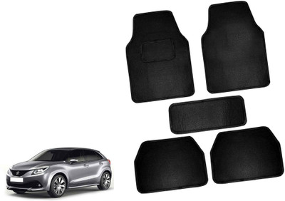 AUTO PEARL Polyester Standard Mat For  Maruti Baleno(Black)