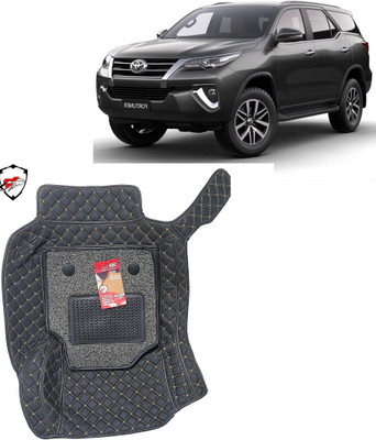 VIAZ VENTURES Leatherite 7D Mat For  Toyota Fortuner Old(Black)