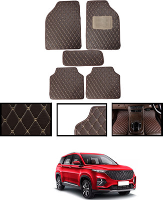 MSNP Leatherite Standard Mat For  MG Hector Plus(Brown)