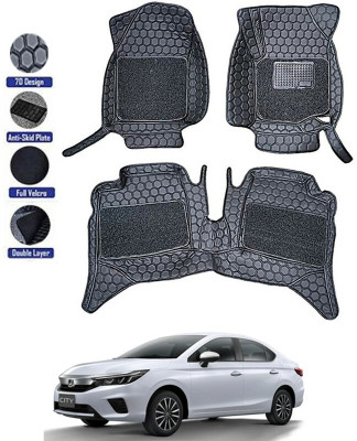 AYW Leatherite 7D Mat For  Honda City(Black)