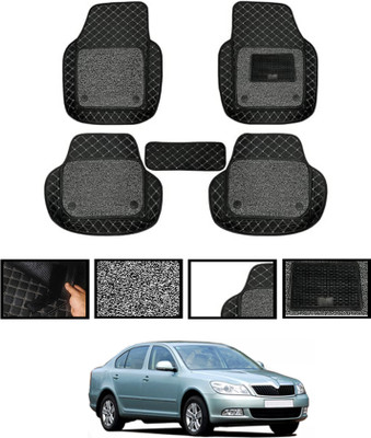 MSNP Leatherite 7D Mat For  Skoda Laura(Black)