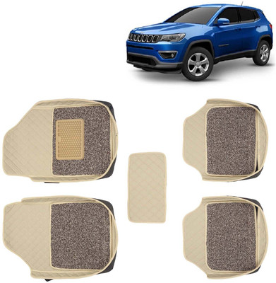 Kingsway Leatherite 7D Mat For  Jeep Compass(Beige)