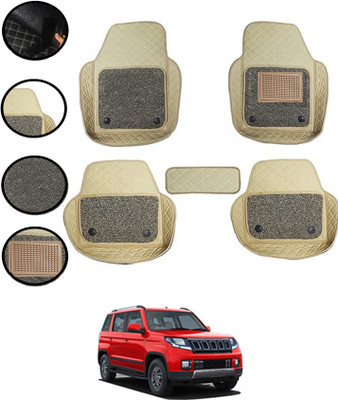 AYW Leatherite 7D Mat For  Mahindra TUV 300(Beige)