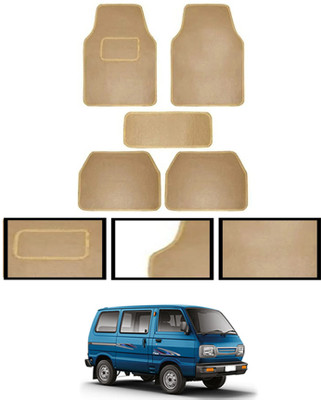 MATIES Fabric Standard Mat For  Maruti Suzuki Omni(Beige)
