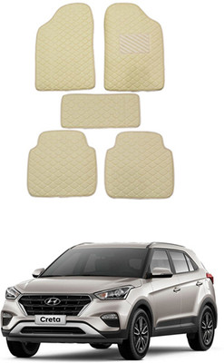 MATIES Leatherite Standard Mat For  Creta(Beige)
