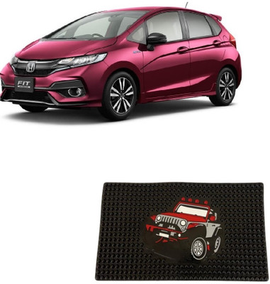 Arnejaa Rubber Standard Mat For  Honda Jazz(Black)