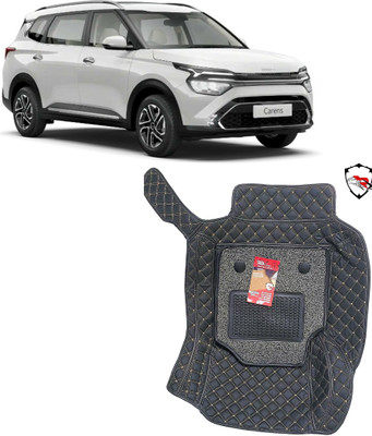 AUTORACE Leatherite 7D Mat For  Kia Carens(Black)