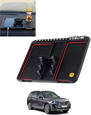 RKPSP Silicone Tray Mat For  BMW Universal For Car(Black)