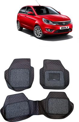 Arnejas Leatherite 7D Mat For  Tata Bolt(Red, Black)