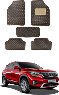 MATIES Leatherite Standard Mat For  Kia Seltos(Black)