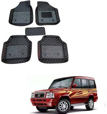 KUNTAIL ENTERPRISES Leatherite 7D Mat For  Universal For Car(Black)