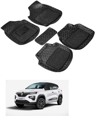 ARNEJA Leatherite 7D Mat For  Renault Kwid EV(Black)