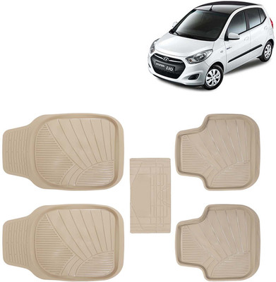 Kingsway PVC Tray Mat For  Hyundai i10(Beige)