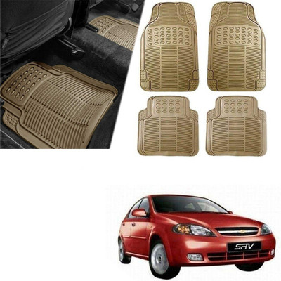 Znee Smart Rubber Standard Mat For  Universal For Car(Beige)