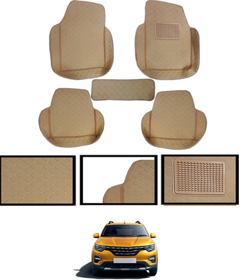 monolive Leatherite Tray Mat For  Renault Universal For Car(Beige)