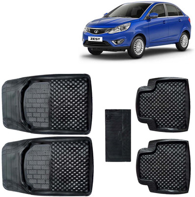 Kingsway PVC Tray Mat For  Tata Zest(Black)
