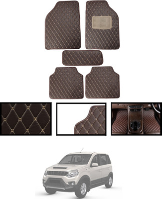 ABJD Leatherite Standard Mat For  Mahindra Nuvosport(Brown)