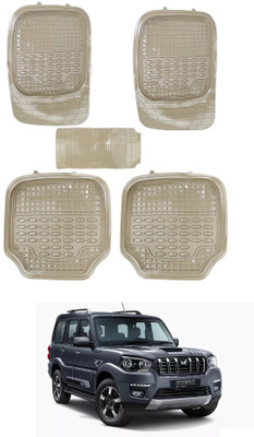 AuTO ADDiCT PVC Tray Mat For  Mahindra Scorpio(Beige)