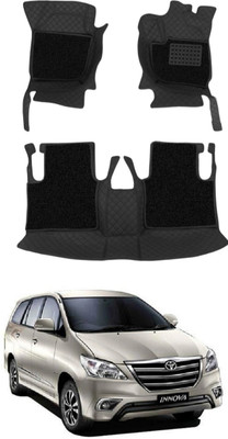 TOFIT ENTERPRISES Leatherite 7D Mat For  Toyota Innova(Black)