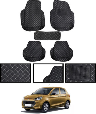 MATIES Leatherite 7D Mat For  Maruti Alto K10(Black)