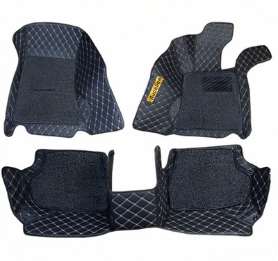 Auckkien Leather 7D Mat For  Hyundai Verna(Black)