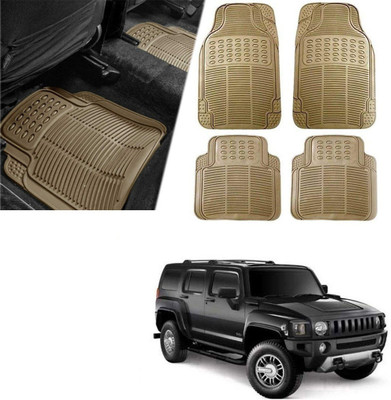 Znee Smart Rubber Standard Mat For  Universal For Car(Beige)