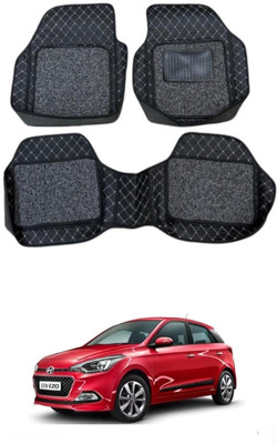 Arnejae Leatherite 7D Mat For  Hyundai Elite i20(Silver, Black)