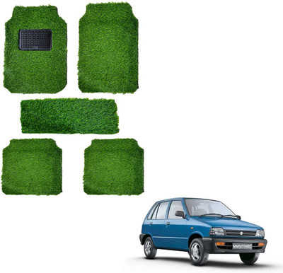 Oshotto Rubber, Plastic Standard Mat For  Maruti Suzuki 800(Green)