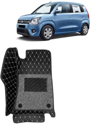 AUTOMOXCO Leather 7D Mat For  Maruti Suzuki WagonR(Silver)