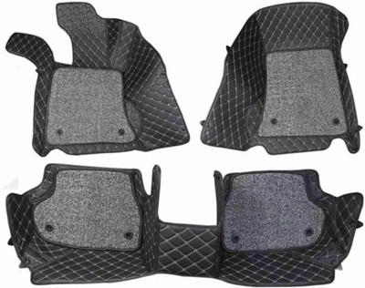 FF TRADERS Leather 7D Mat For  Hyundai Creta(Black)