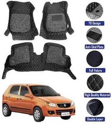 GENFRID Leather 7D Mat For  Maruti Suzuki Alto(Silver)