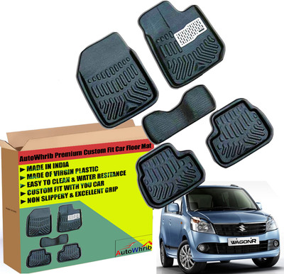 Autowhrib Plastic 3D Mat For  Maruti Suzuki WagonR(Black)