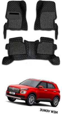 STYLE CHOICE Leatherite 7D Mat For  Hyundai Venue(Black)