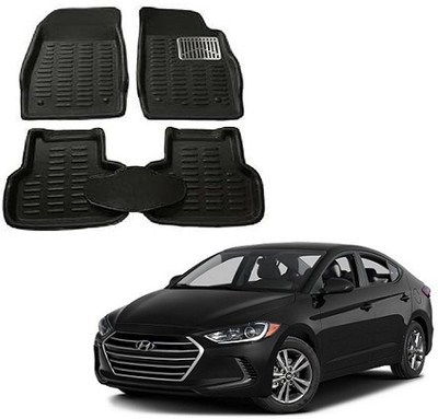 SLSHILPA Plastic 3D Mat For  Hyundai Elantra(Black)