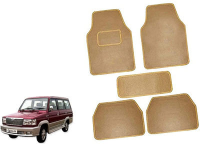 AUTO PEARL Polyester Standard Mat For  Mahindra Quanto(Beige)