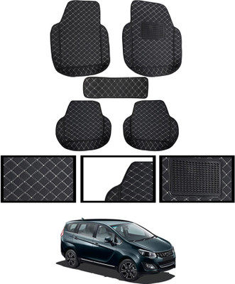 ABJD Leatherite 7D Mat For  Mahindra Marazzo(Black)