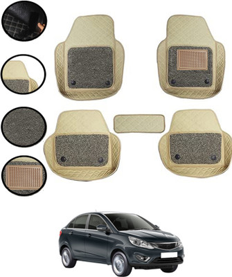 MSNP Leatherite 7D Mat For  Tata Zest(Beige)