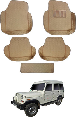 MATIES Leatherite 7D Mat For  Marshal(Beige)
