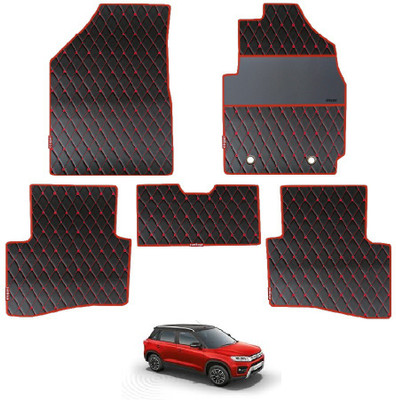 elegant PVC Standard Mat For  Maruti Vitara(Black, Red)