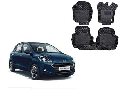 Autorepute Leather 7D Mat For  Hyundai i10(Black)