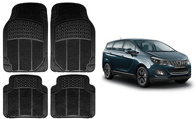 SLSHILPA Rubber Standard Mat For  Mahindra Marazzo(Black)