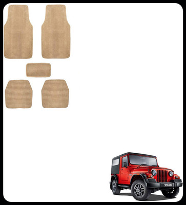 SEMAPHORE PVC Standard Mat For  Mahindra Thar(Beige)