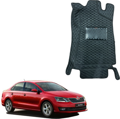 Aegis Leatherite, EVA 7D Mat For  Skoda Rapid(Black)
