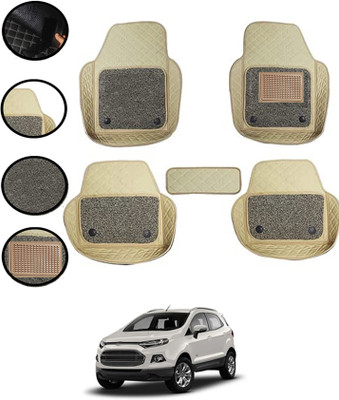 MSNP Leatherite 7D Mat For  Ford Ecosport(Beige)