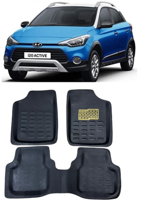 arneja trading company Polyutherine 3D Mat For  Hyundai i20 Active(Black)