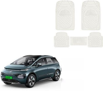 Autorepute Rubber Standard Mat For  MG Universal For Car(White)