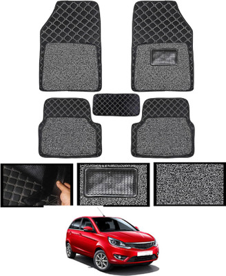 MATIES Leatherite 7D Mat For  Tata Bolt(Black)